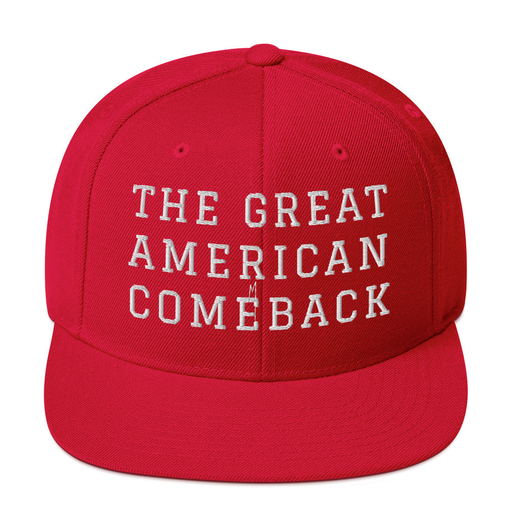 THE GREAT AMERICAN COMEBACK 6-Panel Hats